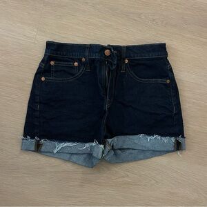 Madewell Women's Indigo Denim Shorts